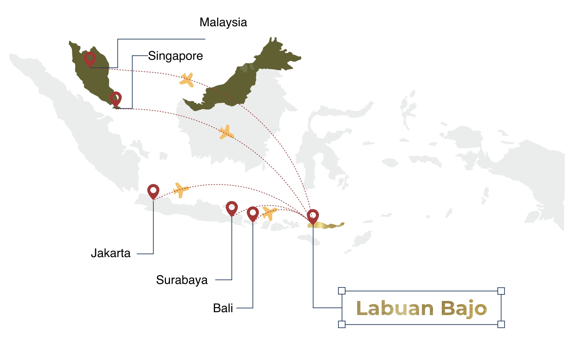 Connectivity map Parapuar